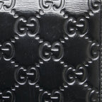 Gucci Gucci Signature Shelle Leather Long Zip Wallet
