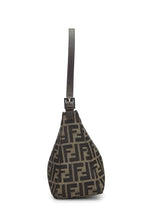 Fendi,  Brown Zucca Canvas Shoulder Bag, Brown
