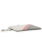 Fendi FF Motif Fabric Clip Purse Card Wallet