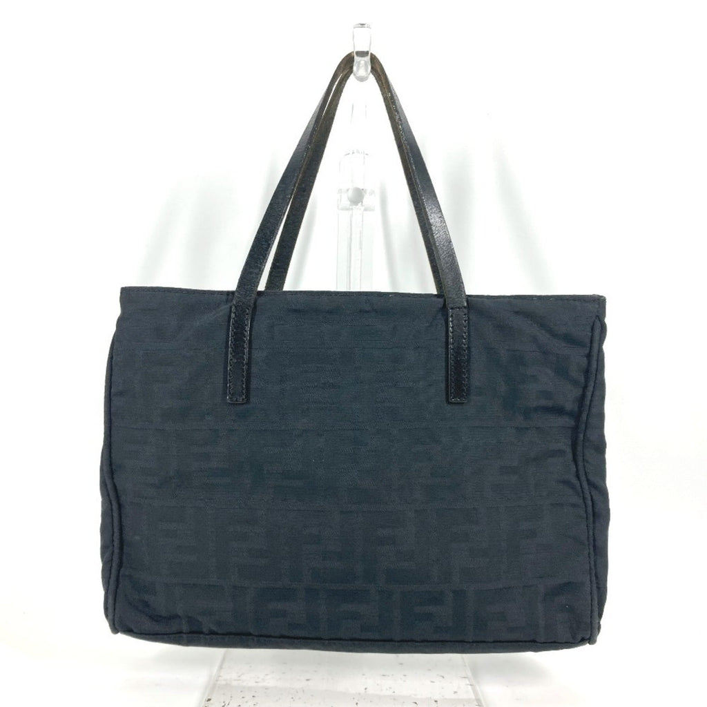 Fendi Zucca  Nylon Leather Handbag Tote Bag ()
