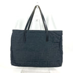 Fendi Zucca  Nylon Leather Handbag Tote Bag ()