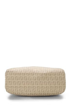 Fendi,  Beige Zucchino Canvas Vertical Tote Small, Beige