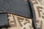 Fendi Zucchino Canvas Handbag - '10s