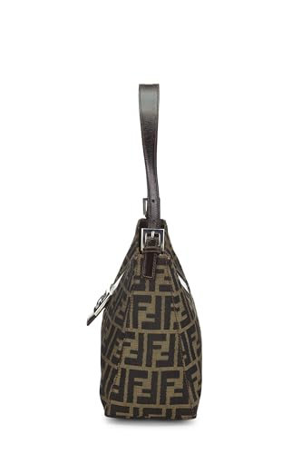 Fendi,  Brown Zucca Canvas Shoulder Bag, Brown