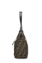 Fendi,  Brown Zucca Canvas Shoulder Bag, Brown