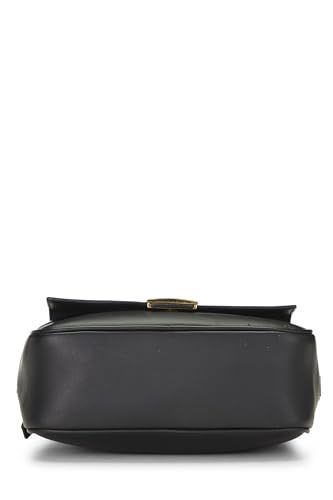Fendi,  Black Leather Baguette Camera Bag Mini, Black