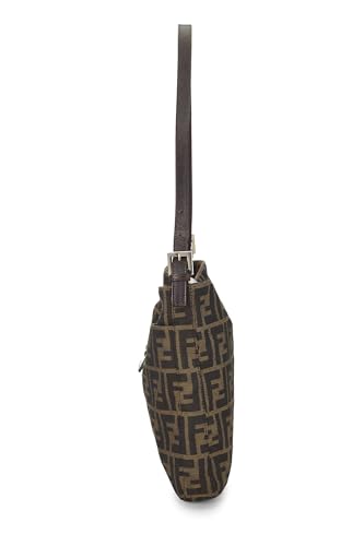 Fendi,  Brown Zucca Canvas Shoulder Bag, Brown