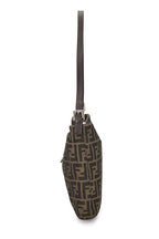 Fendi,  Brown Zucca Canvas Shoulder Bag, Brown