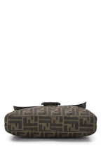 Fendi,  Brown Zucca Canvas Shoulder Bag, Brown