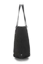 Fendi,  Black Zucchino Canvas Tote Small, Black