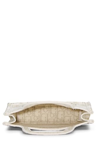 Dior,  Gold Embroidered Canvas Book Tote Mini, Gold