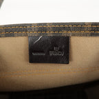 FENDI Zucca Zucchino PVC Leather Shoulder Bag Beige Brown 8BH189