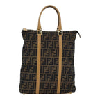 Fendi Zucca  Canvas Handbag ()