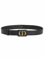 Bobbi Leather Belt Black Dior