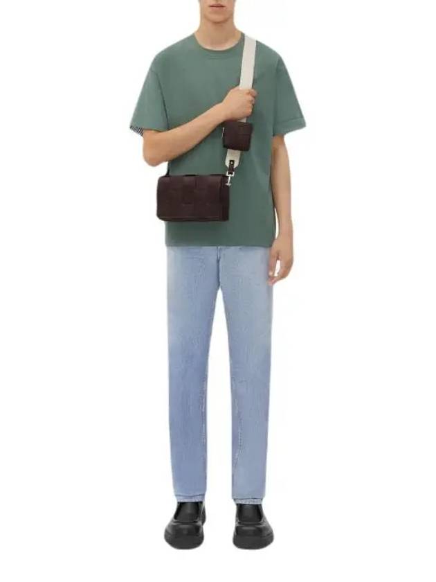 Bottega Veneta Cassette Versatil Strap Cross Bag Brown