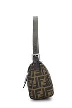 Fendi,  Brown Zucca Canvas Shoulder Bag, Brown