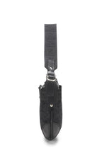 Fendi,  Black Nylon Zucca Shoulder Bag, Black