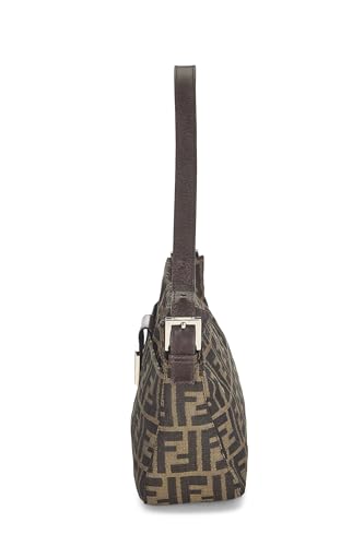 Fendi,  Brown Zucca Canvas Shoulder Bag, Brown