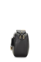 Fendi,  Black Leather Baguette Camera Bag Mini, Black