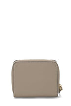 Fendi,  Grey Calfskin Leather 'F is Fendi' Compact Wallet, Grey