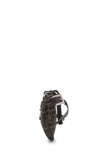 Fendi,  Brown Zucca Canvas Shoulder Bag, Brown