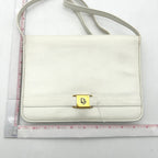 Leather crossbody bag Dior White in Leather di6612cc