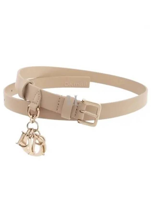 20MM Smooth Calfskin Belt Powder Pink Dior