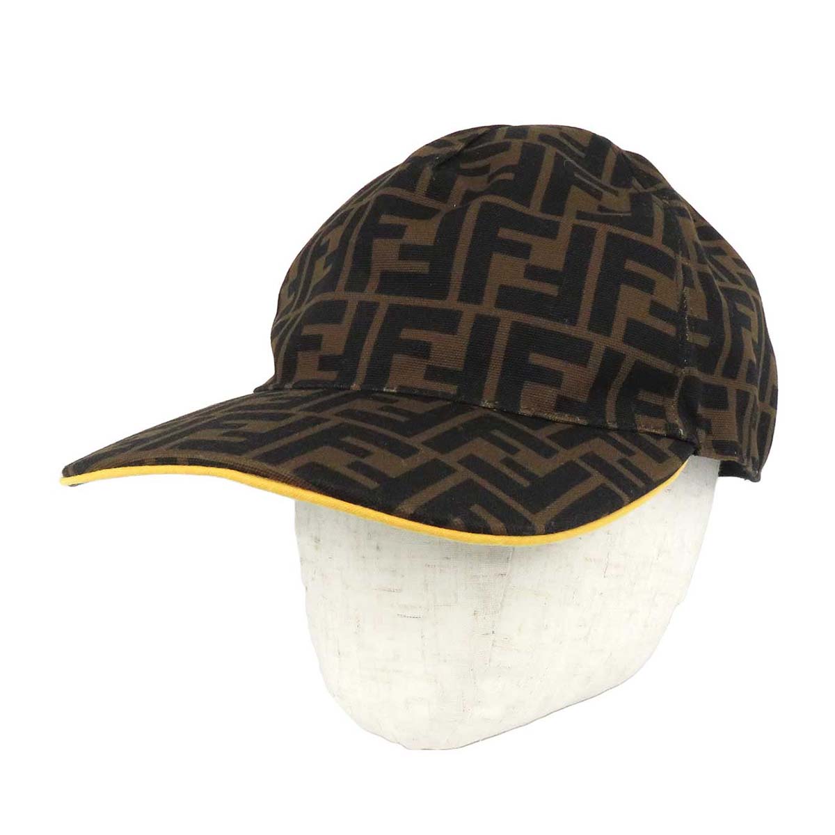 Fendi Baseball Cap Brown Black FXQ768