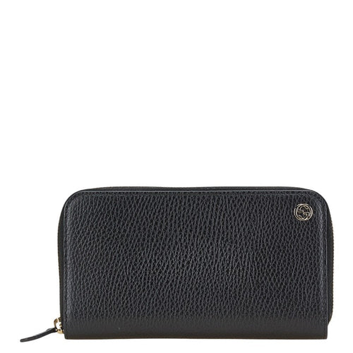 Gucci Interlocking G Leather Long Wallet