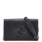 Gucci Soho Interlocking G Leather Chain Shoulder Bag