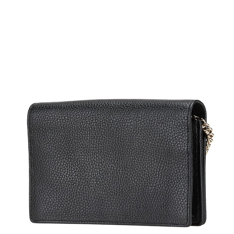 Gucci Soho Interlocking G Leather Chain Shoulder Bag