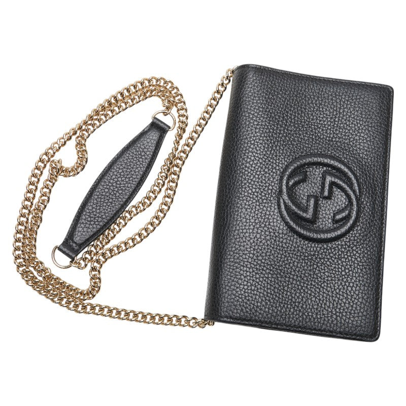 Gucci Soho Interlocking G Leather Chain Shoulder Bag
