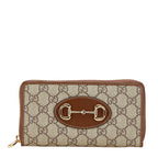 Gucci Horsebit 1955 GG Supreme Long Wallet