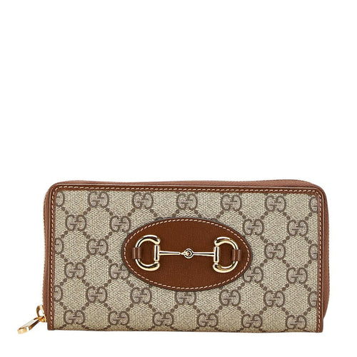 Gucci Horsebit 1955 GG Supreme Long Wallet