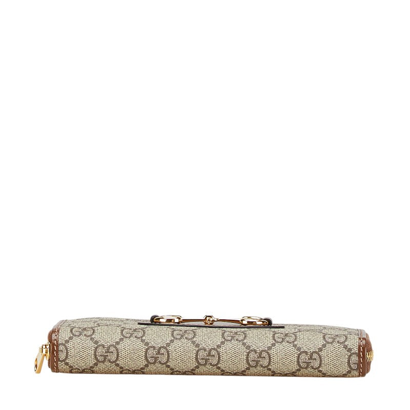 Gucci Horsebit 1955 GG Supreme Long Wallet