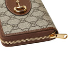 Gucci Horsebit 1955 GG Supreme Long Wallet
