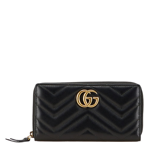 Gucci GG Marmont Leather Long Wallet