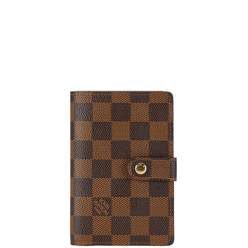 Louis Vuitton Damier Ebene Bifold Wallet N61664 Brown PVC