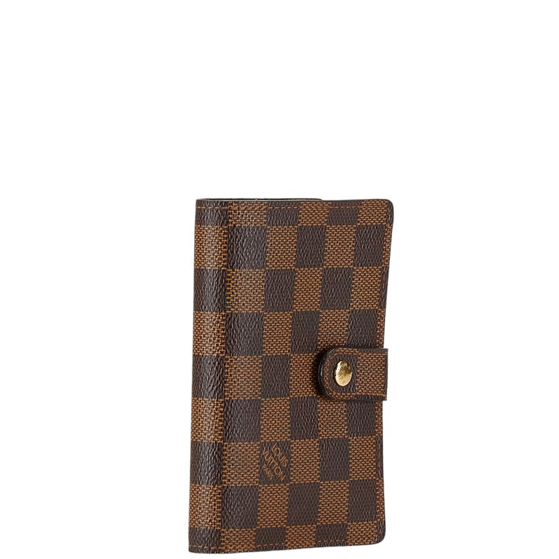 Louis Vuitton Damier Ebene Bifold Wallet N61664 Brown PVC