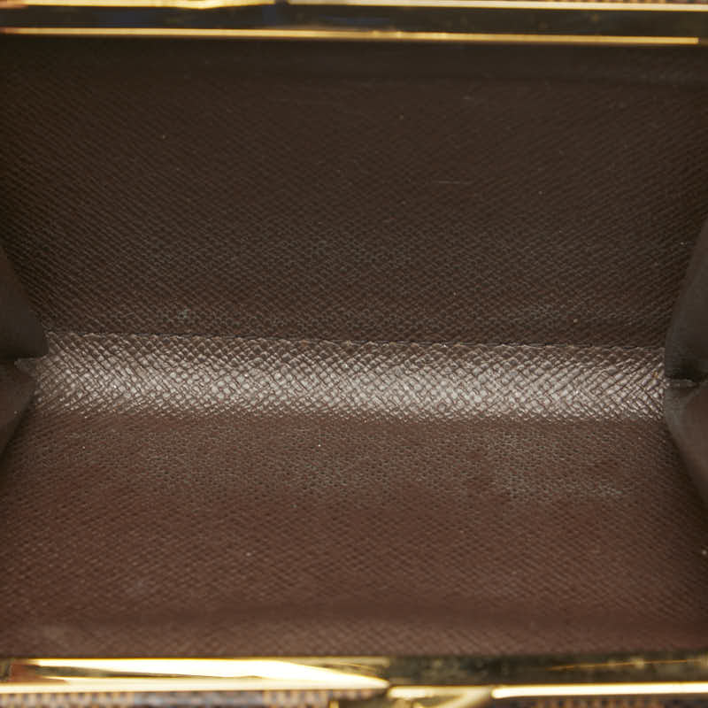 Louis Vuitton Damier Ebene Bifold Wallet N61664 Brown PVC