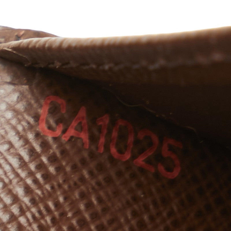 Louis Vuitton Damier Ebene Bifold Wallet N61664 Brown PVC