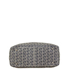 Fendi Zucchino Canvas Leather Handbag 26793
