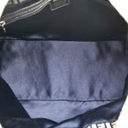 Fendi Zucchino Canvas Leather Handbag 26793