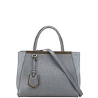 Fendi Leather Petit 2Jours Handbag 8BH258