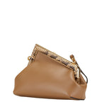 Fendi Leather Small Python Embossed 2WAY Bag