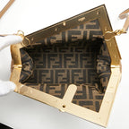 Fendi Leather Small Python Embossed 2WAY Bag