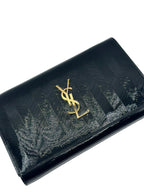 SAINT LAURENT - Monogramme Patent Chain Wallet Bag