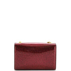 SAINT LAURENT - Classic Monogram Crossbody Bag Glitter Patent Small