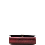 SAINT LAURENT - Classic Monogram Crossbody Bag Glitter Patent Small