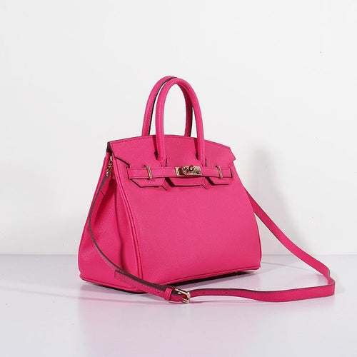 Hermes 30cm Birkin Bag Epsom Leather With Strap Rose Tyrien Gold